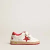 Junior Ball Star in nappa with red leather star and heel tab