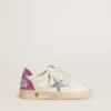 Junior Ball Star with silver glitter star and pink glitter heel tab
