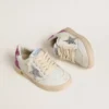 Junior Ball Star with silver glitter star and pink glitter heel tab