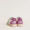 Junior Ball Star with silver glitter star and pink glitter heel tab