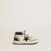 Junior June in nappa with suede inserts and black leather star