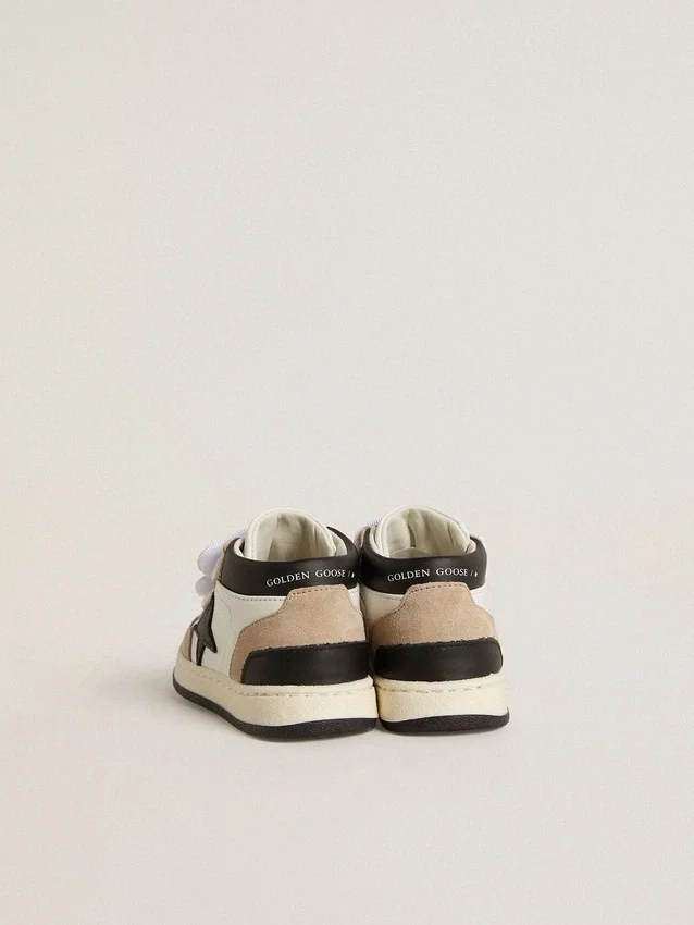 Junior June in nappa with suede inserts and black leather star