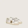 Junior Old School in nappa with leopard-print pony skin star and leather inserts