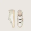 Junior Old School in nappa with leopard-print pony skin star and leather inserts