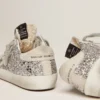 Junior Super-Star with silver glitter and suede details