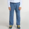 Kids’ blue joggers with embroidery