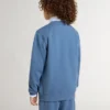 Kids’ blue sweatshirt with white embossed patches