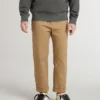 Kids’ chinos in tobacco-colored cotton