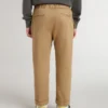 Kids’ chinos in tobacco-colored cotton