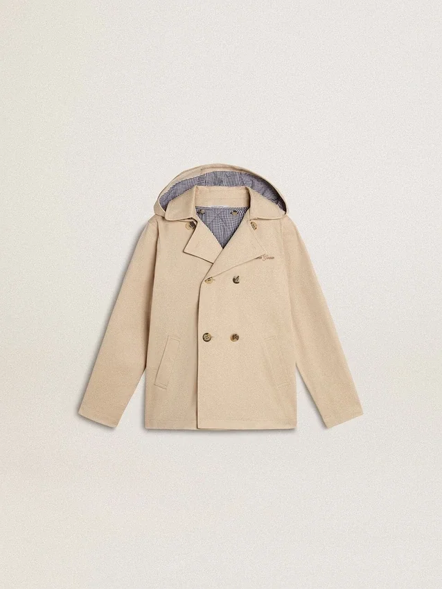 Kids’ trench jacket with removable inner gilet