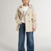 Kids’ trench jacket with removable inner gilet