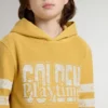 Kids’ yellow sweatshirt with vintage print