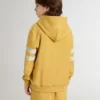 Kids’ yellow sweatshirt with vintage print