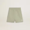 Light green shorts with white star