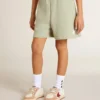 Light green shorts with white star