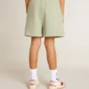 Light green shorts with white star