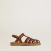 Maxime Junior sandals in brown leather