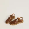 Maxime Junior sandals in brown leather
