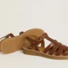 Maxime Junior sandals in brown leather