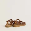 Maxime Junior sandals in brown leather