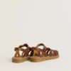 Maxime Young sandals in brown leather