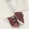 Maxime Young sandals in silver micro-glitter