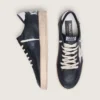 Men's Ball Star in black nappa with white leather star and heel tab