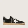 Men's Ball Star in black suede with white leather star
