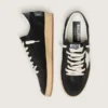 Men's Ball Star in black suede with white leather star