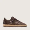 Men's Ball Star in brown suede with brown leather star and heel tab