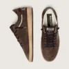 Men's Ball Star in brown suede with brown leather star and heel tab