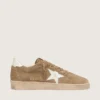 Men’s Ball Star in brown suede with white leather star