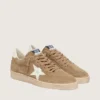 Men’s Ball Star in brown suede with white leather star