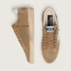 Men’s Ball Star in brown suede with white leather star