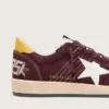 Men's Ball Star in chocolate nubuck with leather star and heel tab