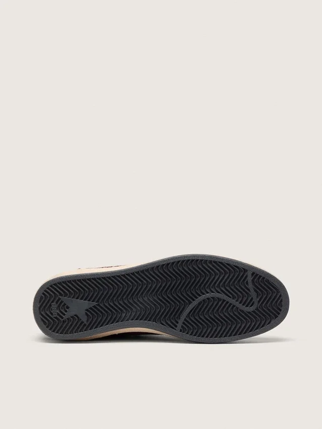 Men's Ball Star in chocolate nubuck with leather star and heel tab