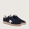 Men’s Ball Star in dark blue suede with white leather star