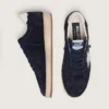 Men’s Ball Star in dark blue suede with white leather star