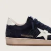 Men’s Ball Star in dark blue suede with white leather star