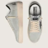 Men's Ball Star in gray suede with black leather star