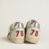 Men's Ball Star in gray suede with blue nubuck star and laminated leather heel tab