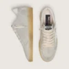 Men’s Ball Star in light gray suede with white leather star
