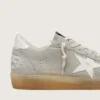 Men’s Ball Star in light gray suede with white leather star