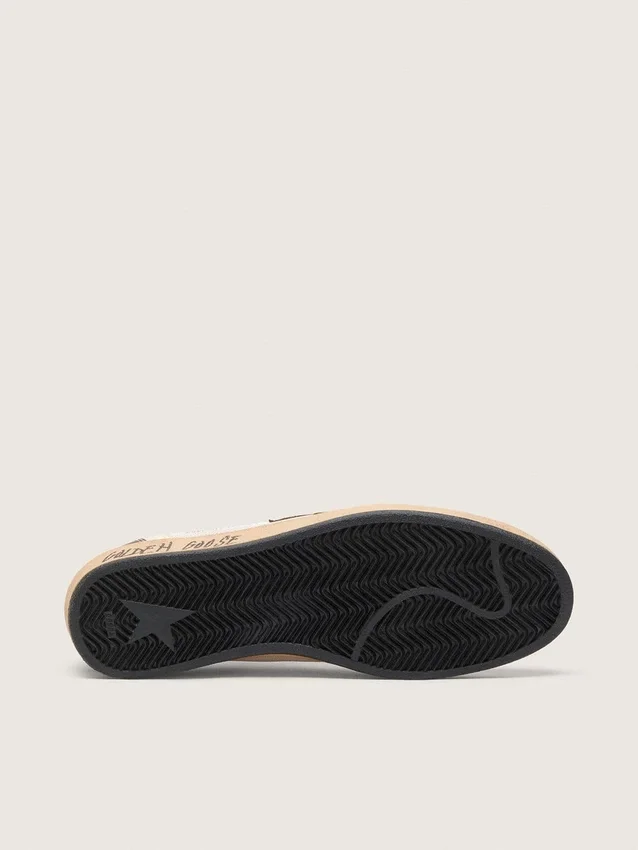 Men's Ball Star in nappa and mesh with suede star and brown leather inserts