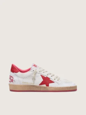 Men's Ball Star in white leather