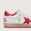 Men's Ball Star in white leather