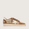 Men's Ball Star in wool with cream leather star and brown waxed leather inserts