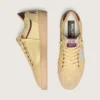 Men’s Ball Star in yellow suede with silver star and yellow mesh inserts