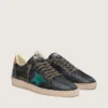 Men’s Ball Star LTD in black leather with green embroidered star
