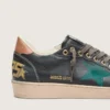 Men’s Ball Star LTD in black leather with green embroidered star